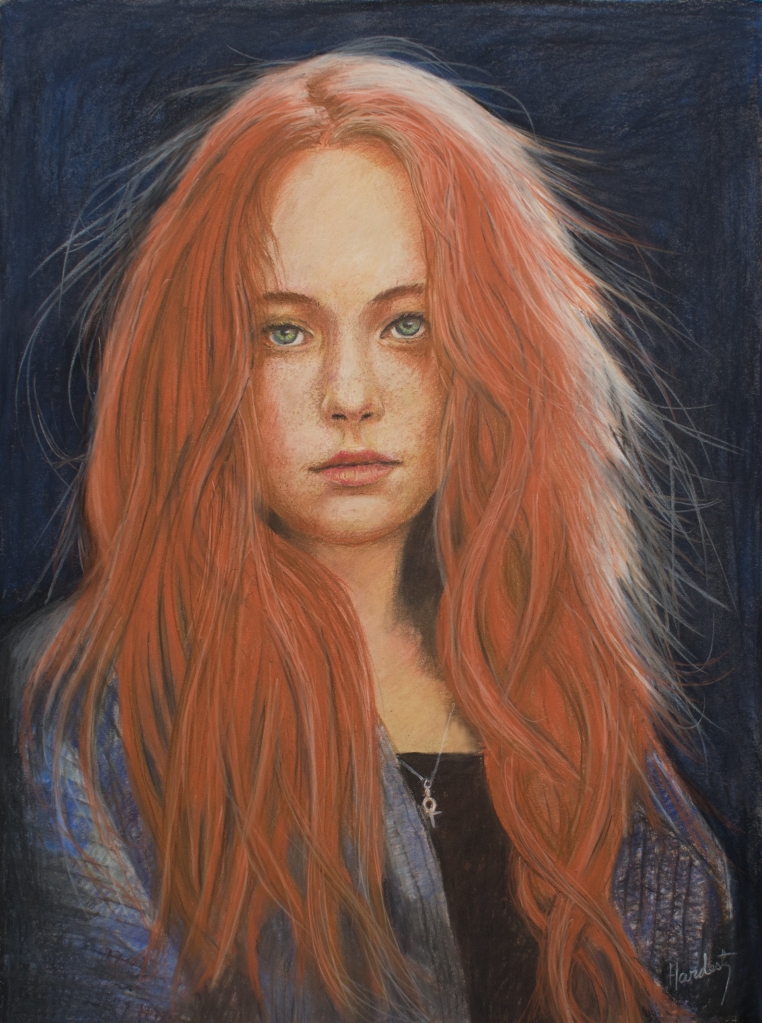 David Hardesty - Woman With Red Hair